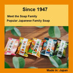 HAMMOCK IN THE HEATHER Japanese Persimmon Soap Natural Odor-Preventing Soap, Gentle Cleansing for Sensitive Skin, Family Daily Use, Refreshing Citrus Scent, 80g x 2 Bars (Regular)